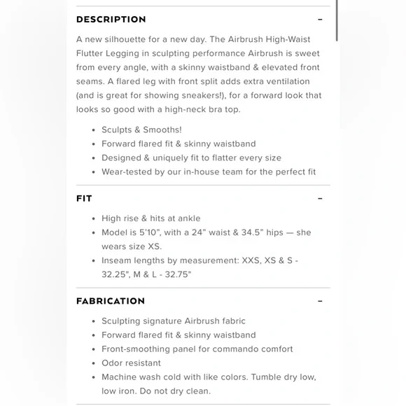 Alo Yoga Airbrush High Waist Flutter Leggings Full Length - Picture 6 of 8